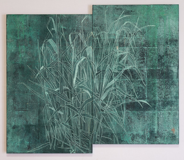 春ガ来ル　
－Spring comes－　　56.5×65.6cm　　2009
