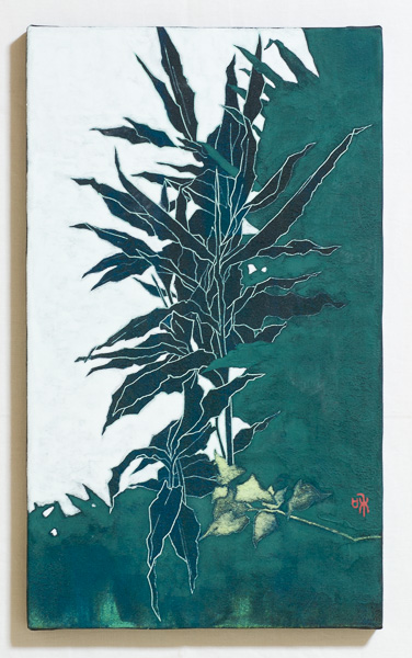 アオイ夢　
－Green dream－　　M6  40.9×24.3cm　　2009
